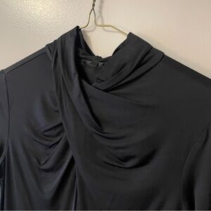 Dynamite Classy Black Longsleeve Mock Neck Bodysuit (S) (BNWT)